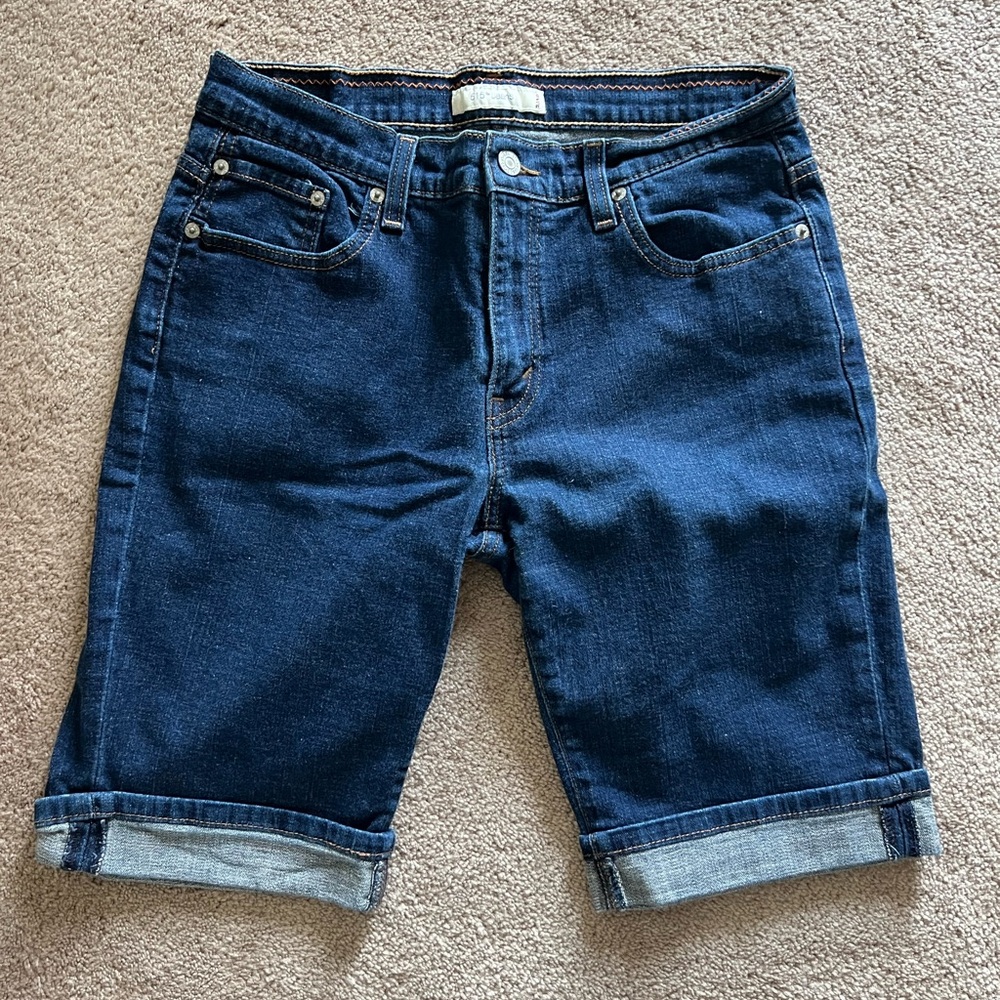 Levi's Classic Indigo Denim Shorts